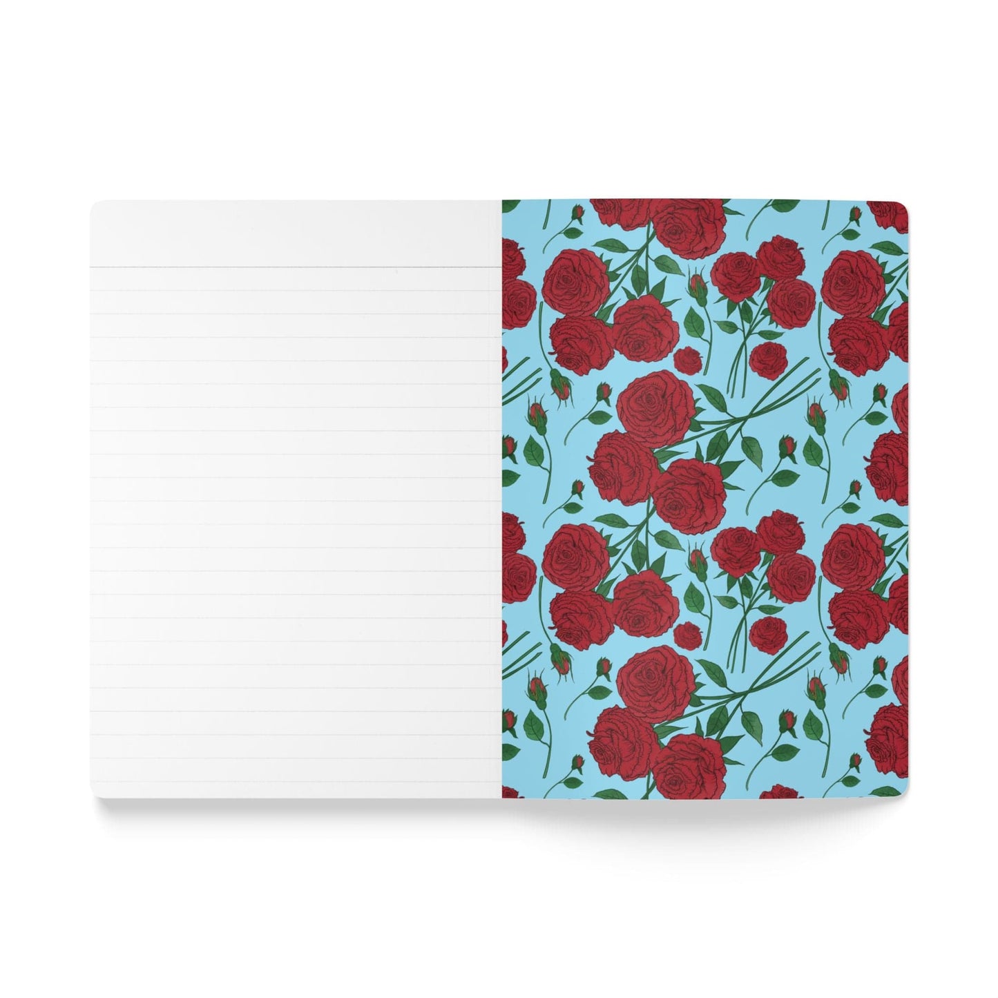 Paper products Rose Flower Journal - June Birth flower - Personalizable Softcover Journal