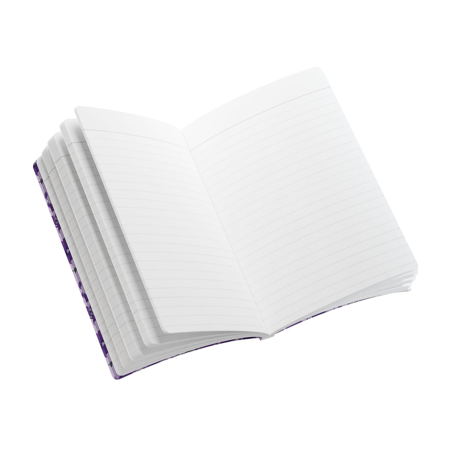 Paper products Violet Flower Journal - February Birth flower - Personalizable Softcover Journal