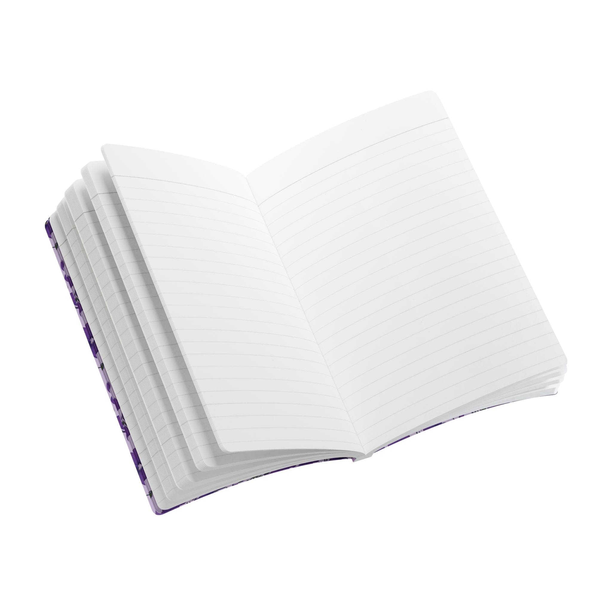 Paper products Violet Flower Journal - February Birth flower - Personalizable Softcover Journal
