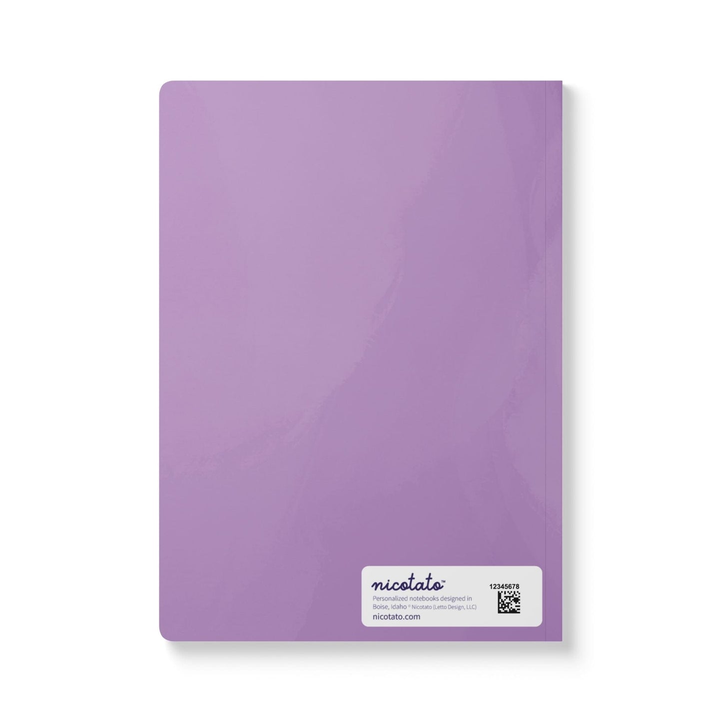 Paper products Violet Flower Journal - February Birth flower - Personalizable Softcover Journal