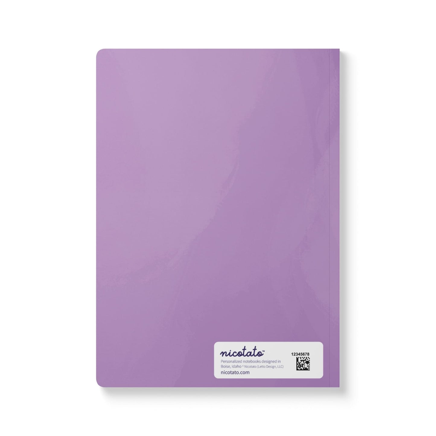Paper products Violet Flower Journal - February Birth flower - Personalizable Softcover Journal