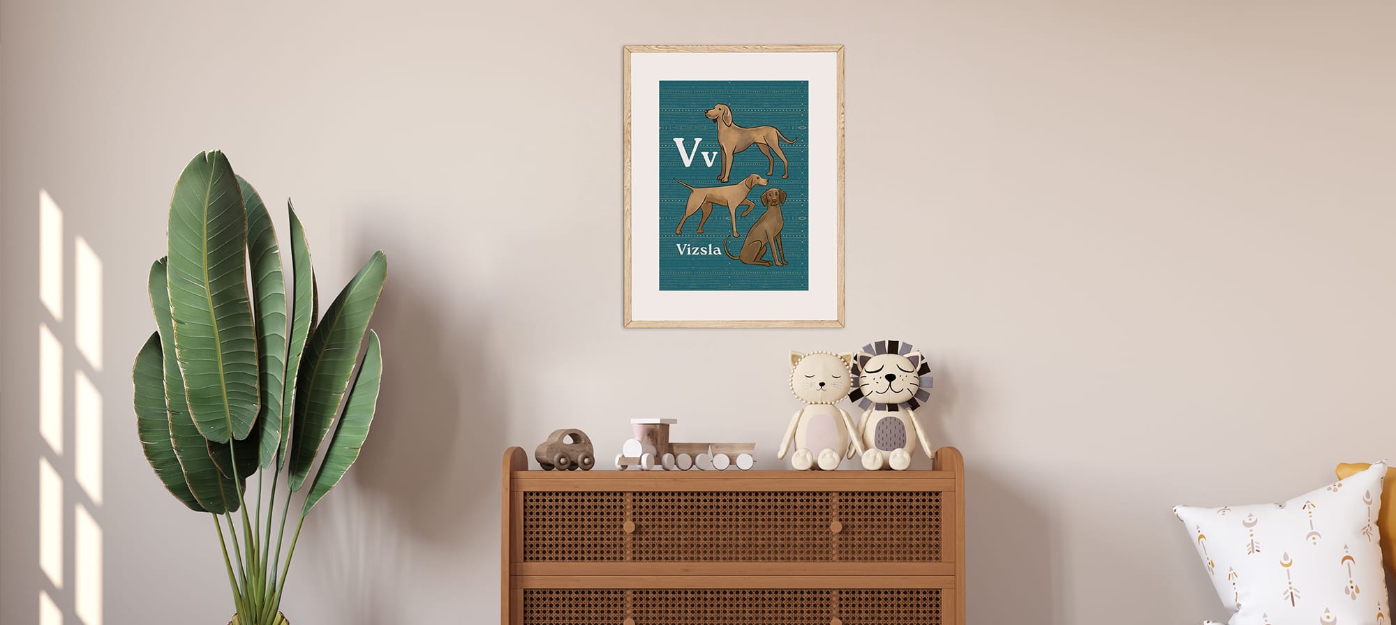 Vizsla Nursery Art