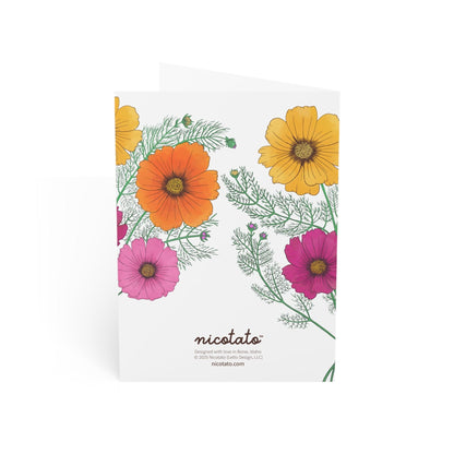 Grateful for the Light You Bring – Cosmo Flower Greeting Card