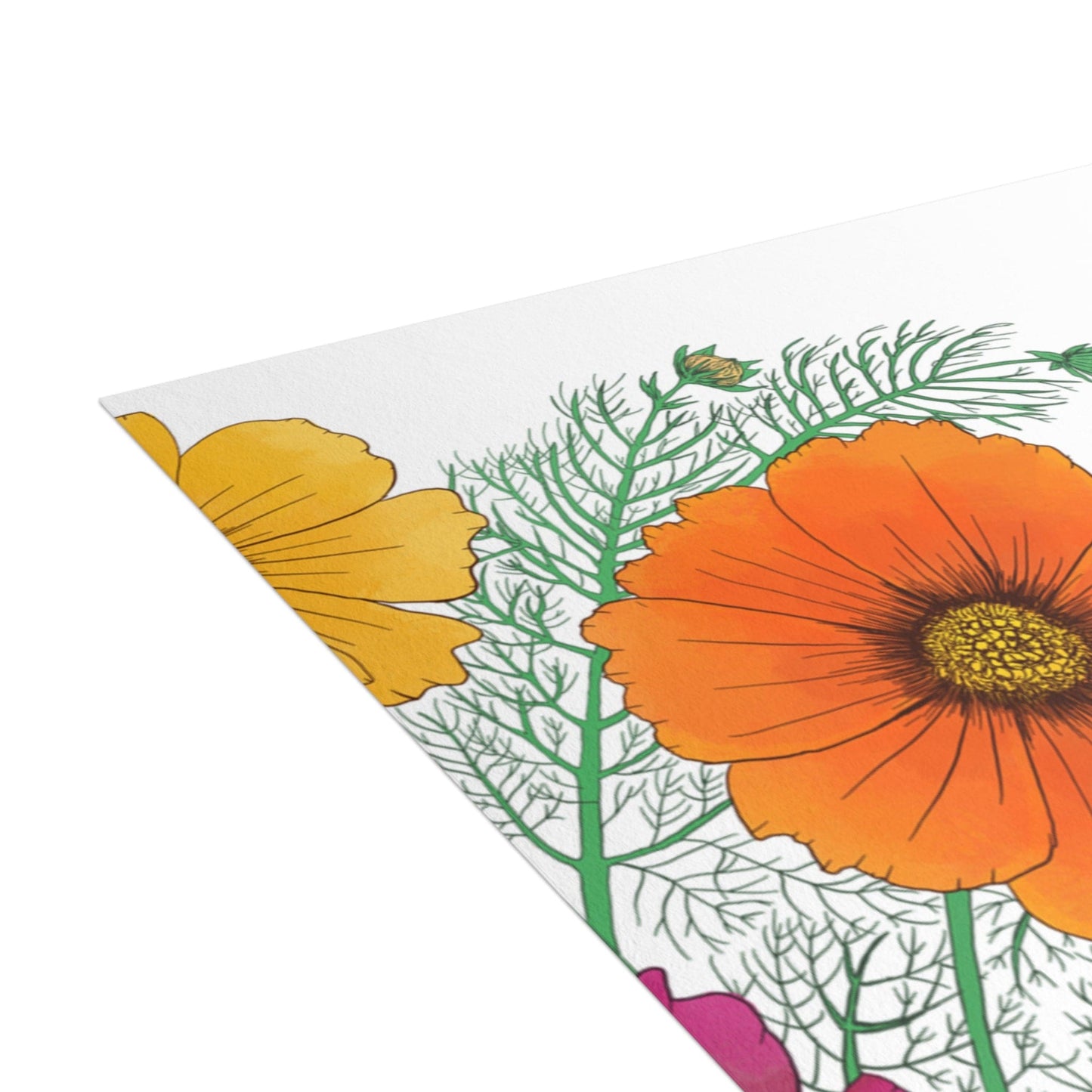 Grateful for the Light You Bring – Cosmo Flower Greeting Card
