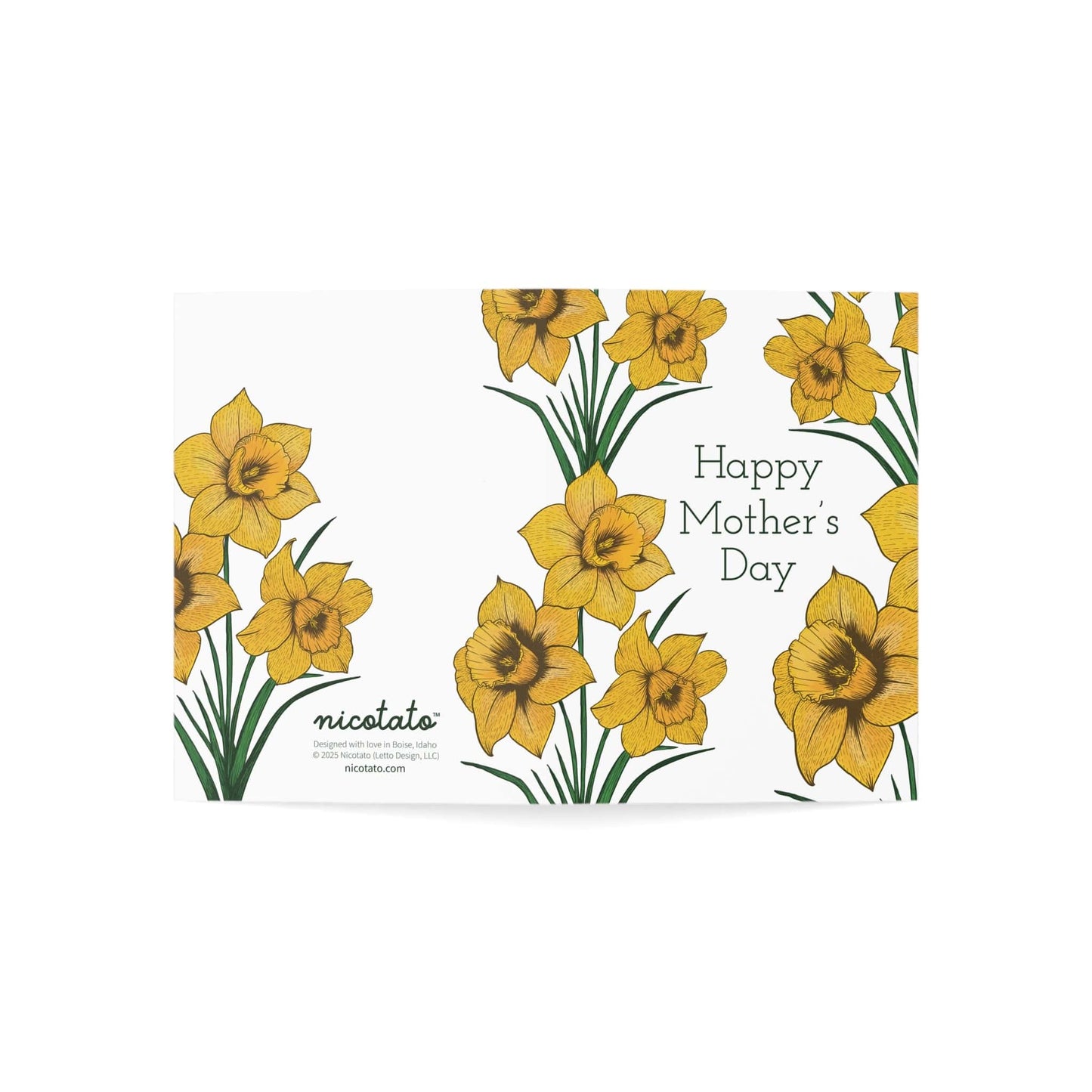 Mother's Day Daffodil Greeting Cards