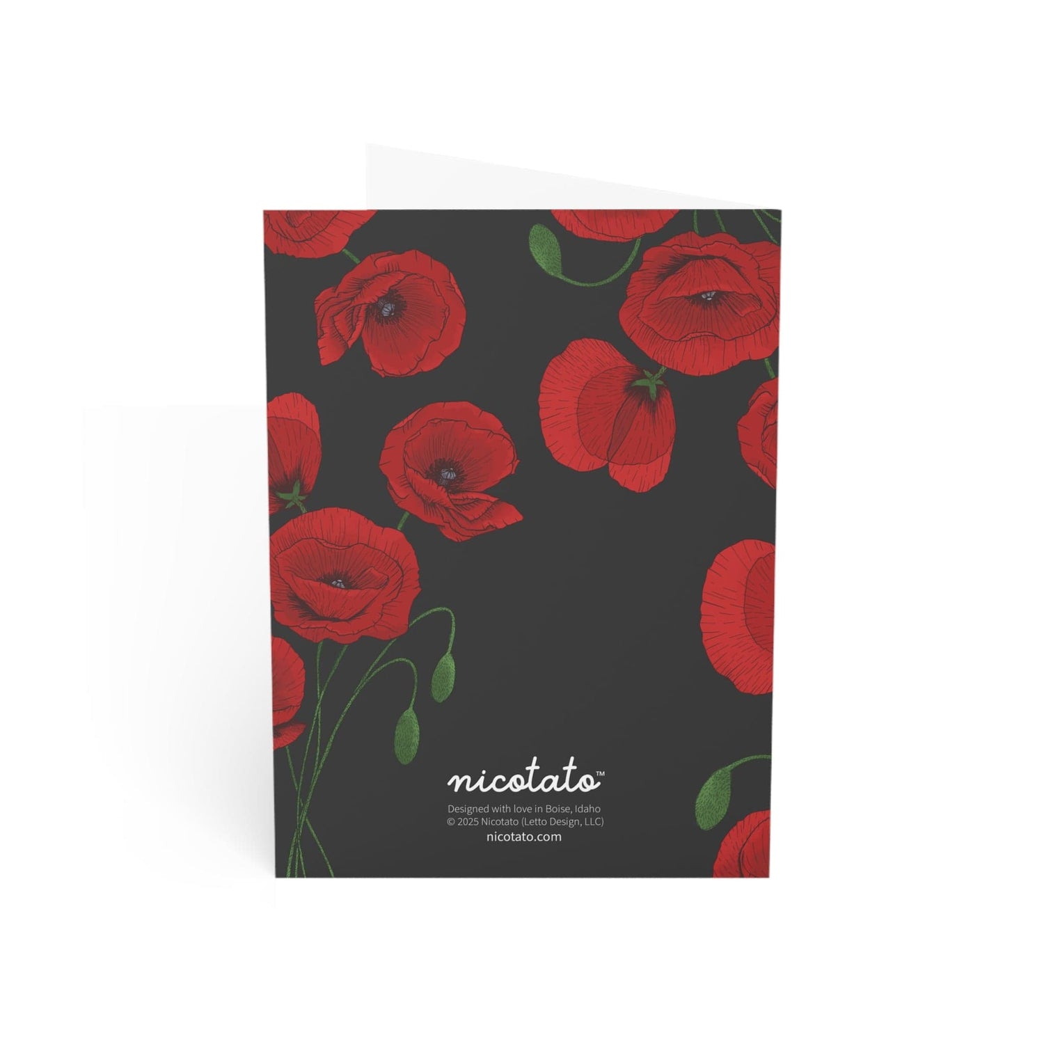 Thank You for Helping Me Bloom – Poppy Greeting Card