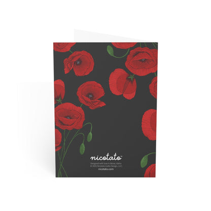 Thank You for Helping Me Bloom – Poppy Greeting Card