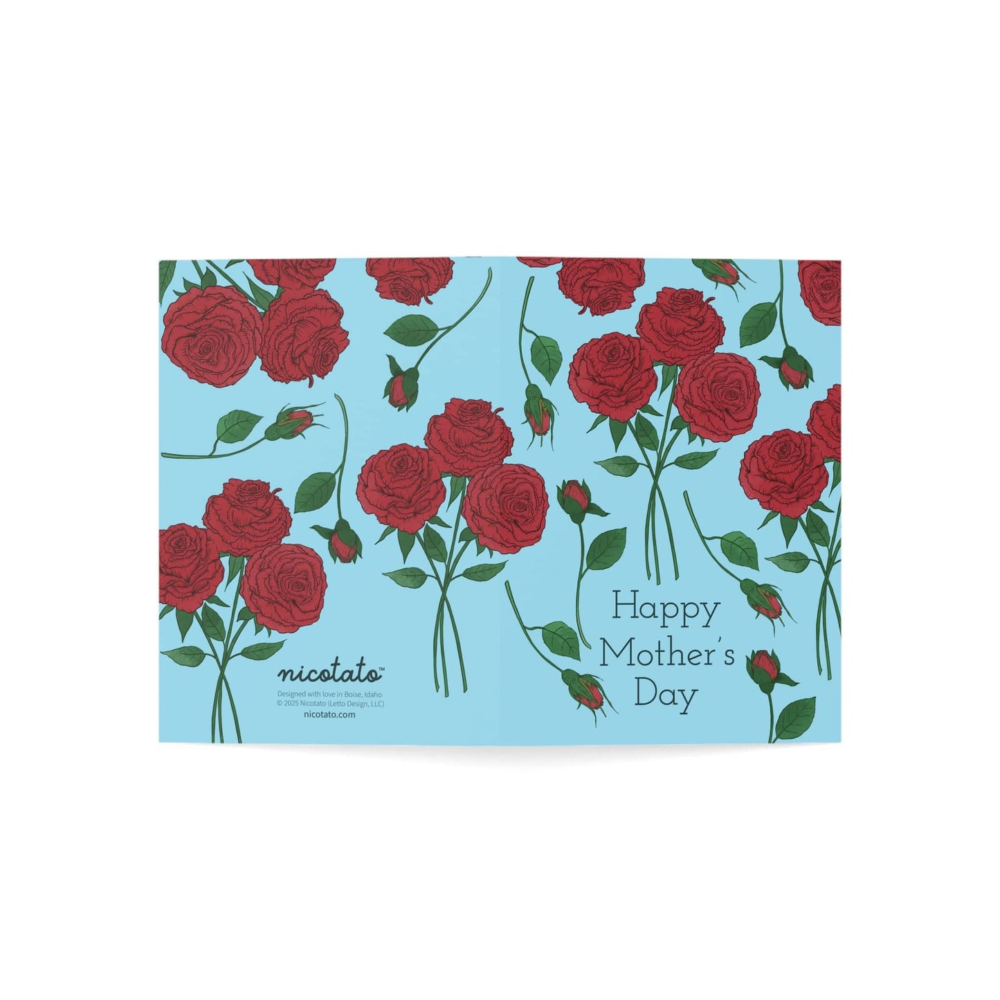 Mother's Day Rose Greeting Cards