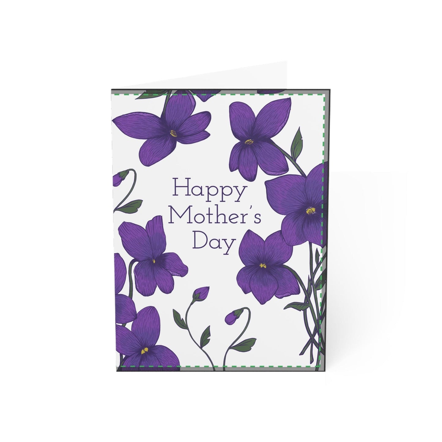 Mother's Day Violets Greeting Cards