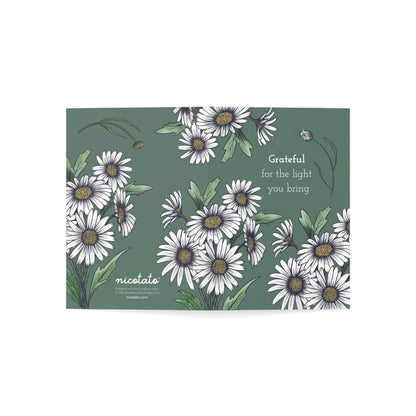 Grateful for the Light You Bring – Daisy Greeting Card