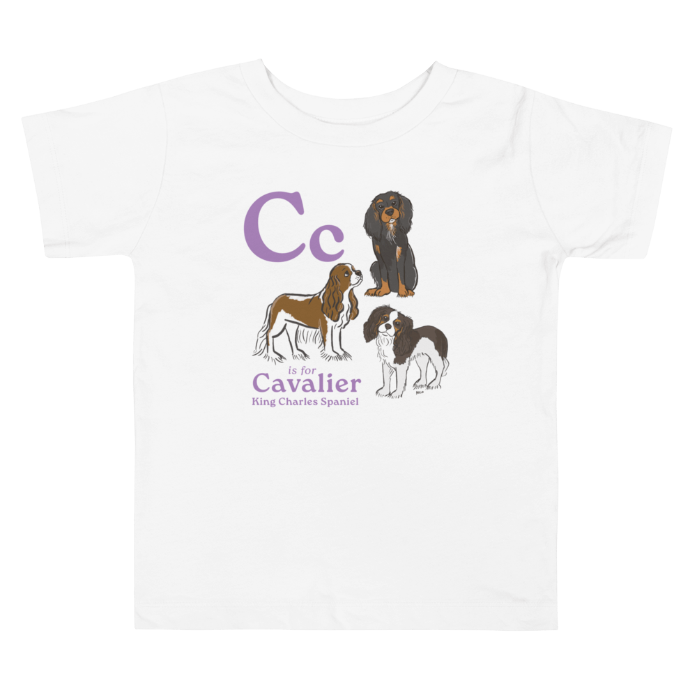 C is for Cavalier Toddler Tee