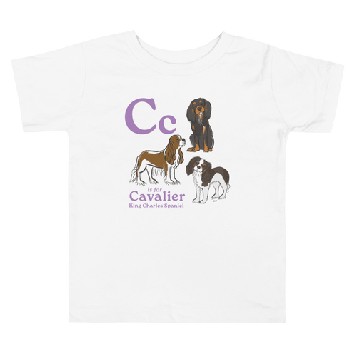 C is for Cavalier Toddler Tee