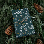 Home Decor 29'' x 72" / Matte Stars and flowers Gift Wrap Papers
