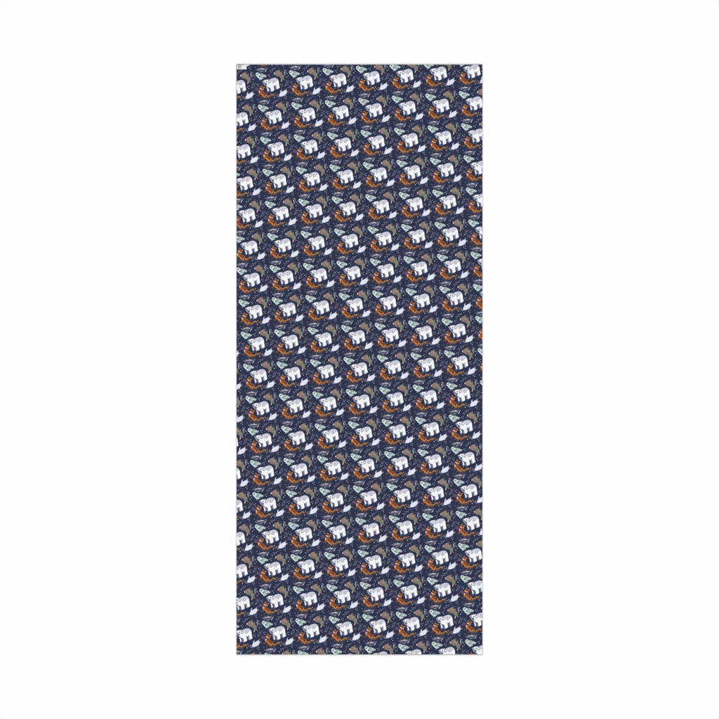 Home Decor 29'' x 72" / Matte Winter Animals Gift Wrap Papers