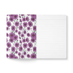 Paper products Aster Flower Journal - September Birth flower - Personalizable Softcover Journal