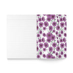 Paper products Aster Flower Journal - September Birth flower - Personalizable Softcover Journal