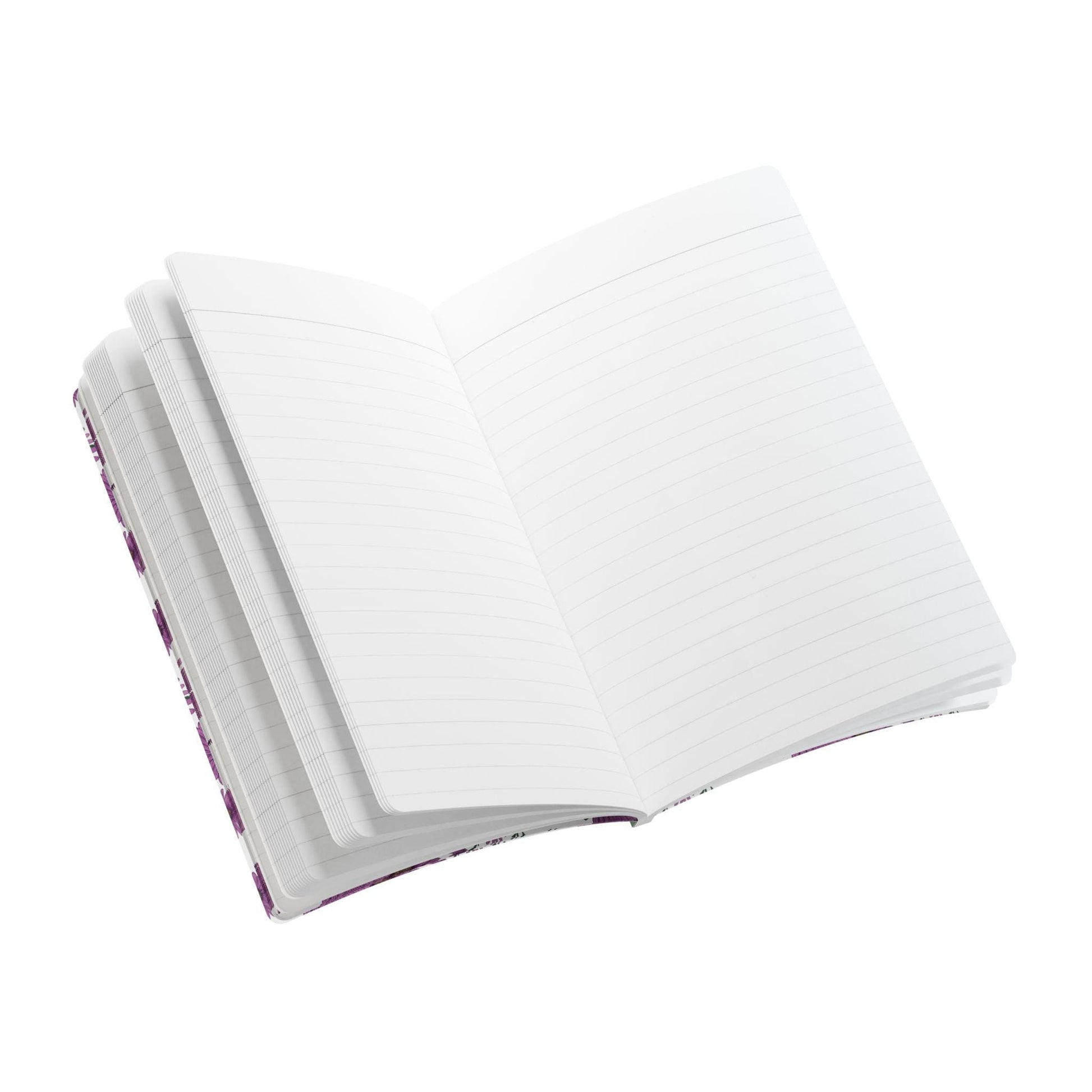 Paper products Aster Flower Journal - September Birth flower - Personalizable Softcover Journal