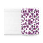 Paper products Aster Flower Journal - September Birth flower - Personalizable Softcover Journal