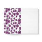 Paper products Aster Flower Journal - September Birth flower - Personalizable Softcover Journal