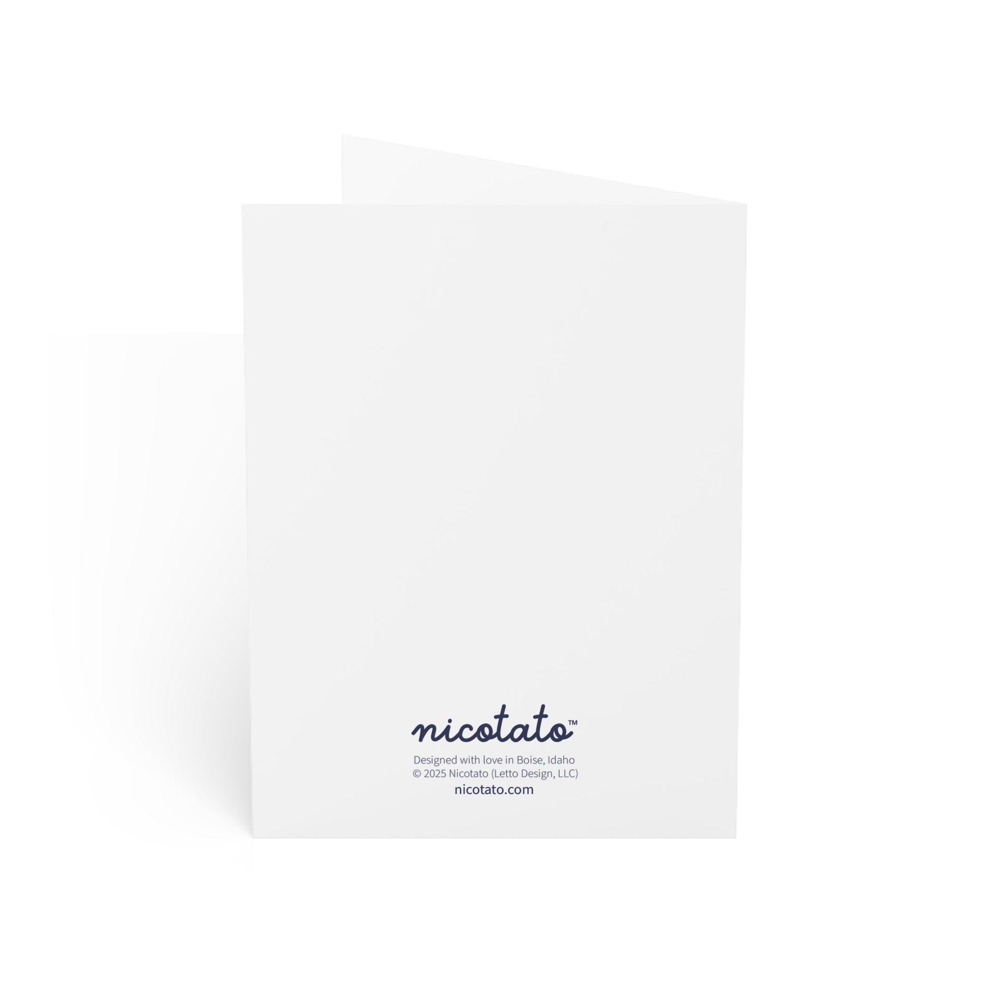 Paper products Big Love – Whale Greeting Card (Yellow Banner)