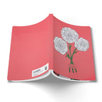 Paper products Carnations Journal - January Birth Flower - Personalizable Softcover Journal with Inside Prints