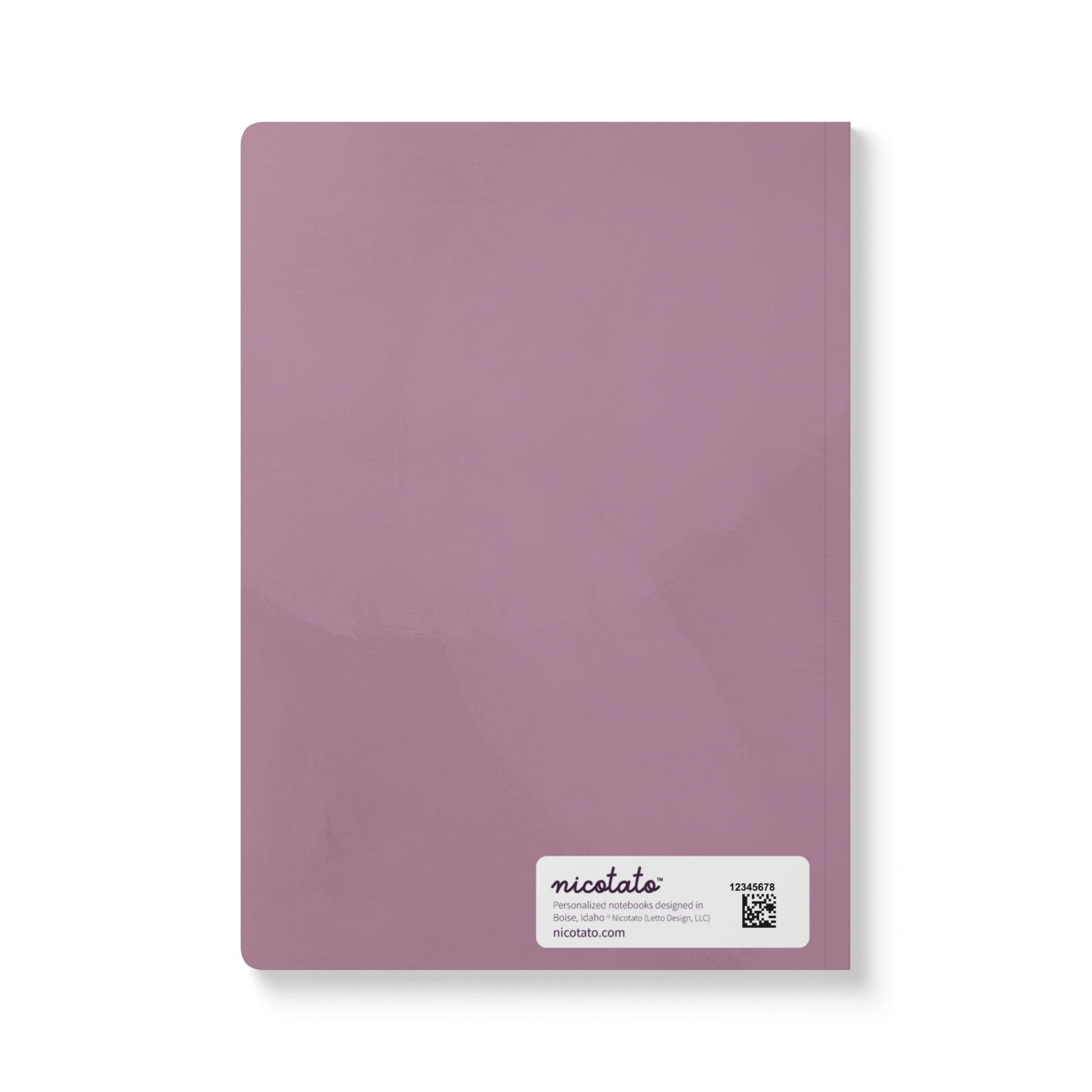 Paper products Chrysanthemum Flower Journal - November Birth flower - Personalizable Softcover Journal