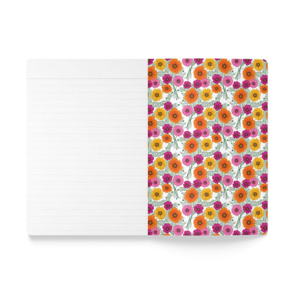 Paper products Cosmo Flower Journal - October Birth flower - Personalizable Softcover Journal