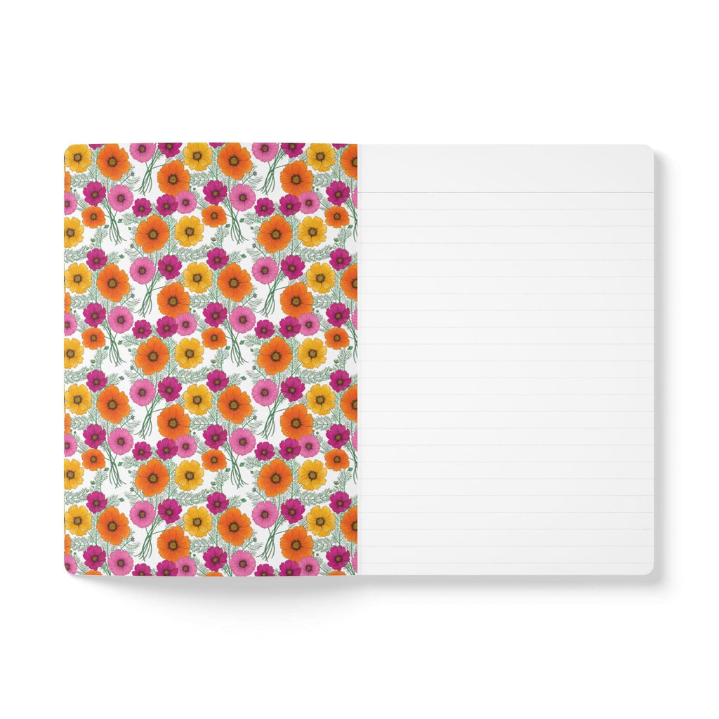 Paper products Cosmo Flower Journal - October Birth flower - Personalizable Softcover Journal