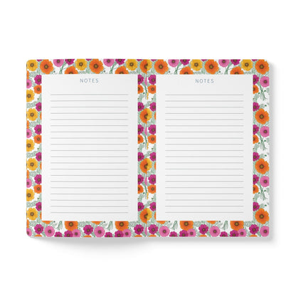Paper products Cosmo Flower Journal - October Birth flower - Personalizable Softcover Journal