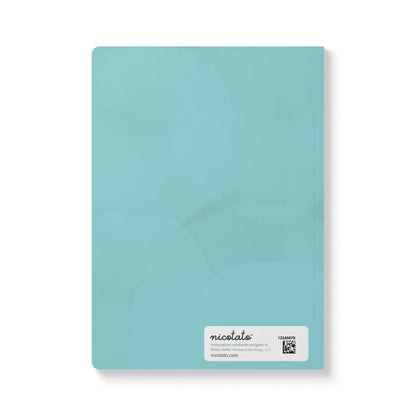 Paper products Cosmo Flower Journal - October Birth flower - Personalizable Softcover Journal