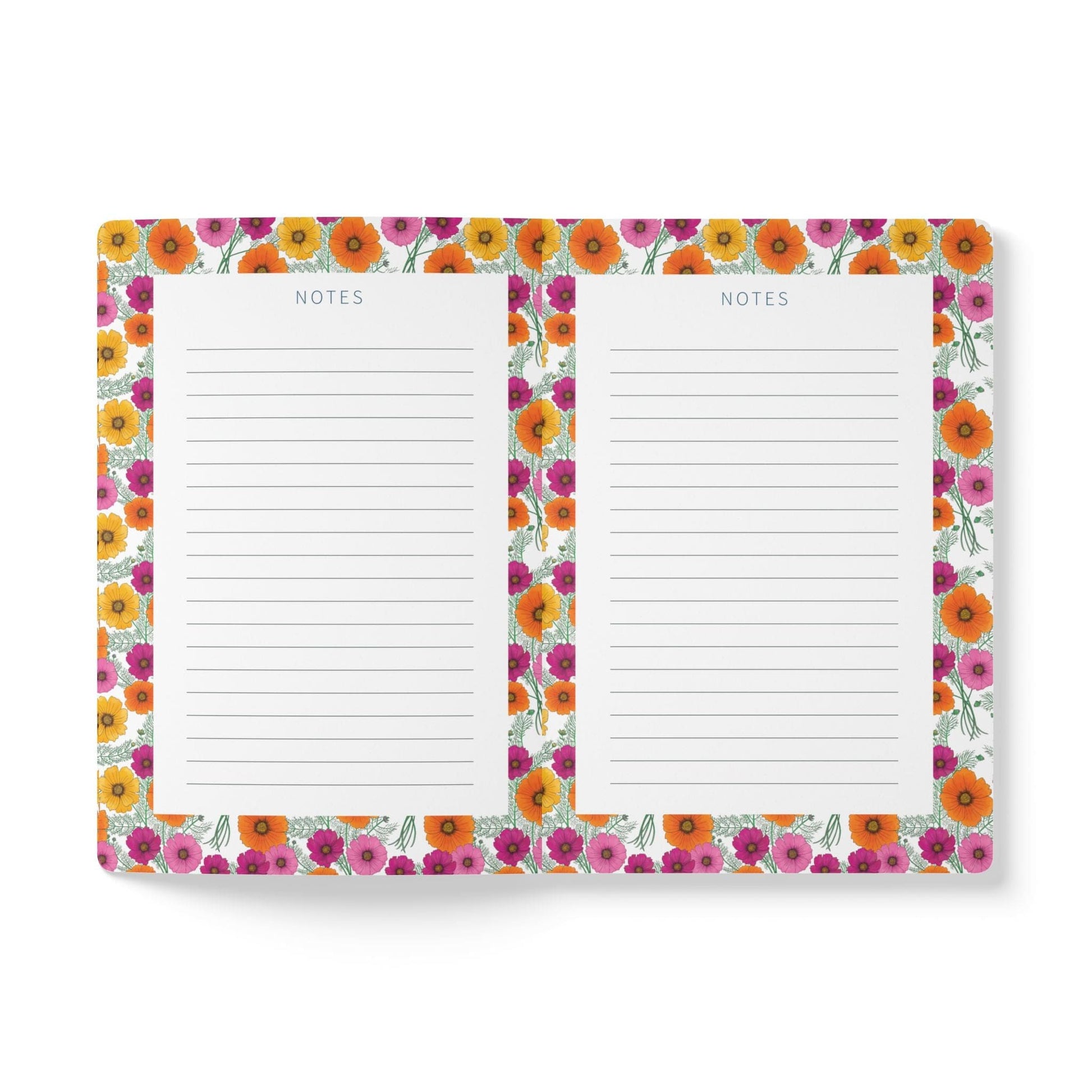 Paper products Cosmo Flower Journal - October Birth flower - Personalizable Softcover Journal