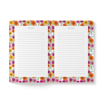 Paper products Cosmo Flower Journal - October Birth flower - Personalizable Softcover Journal