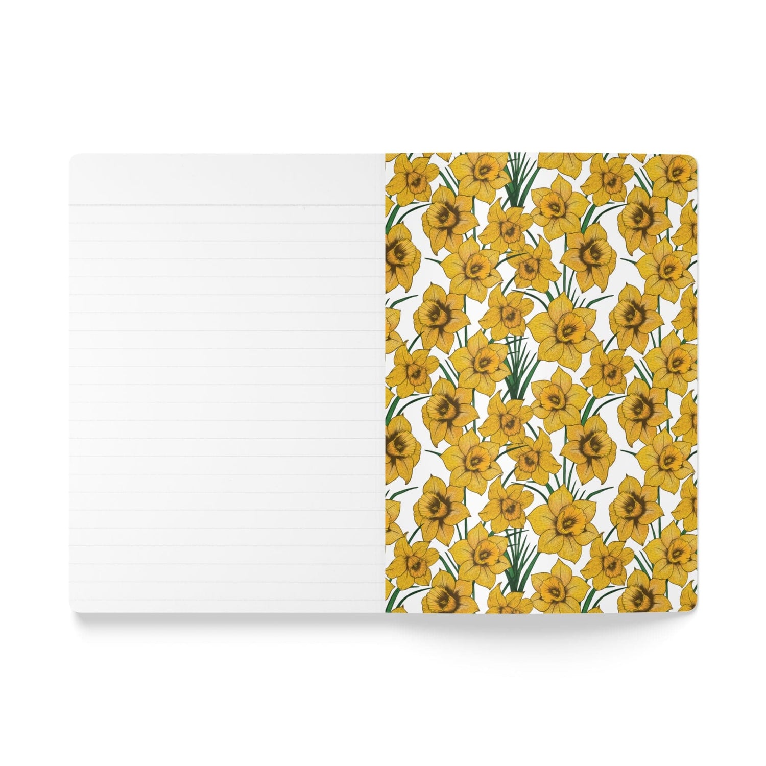 Paper products Daffodil Flower Journal - March Birth flower - Personalizable Softcover Journal