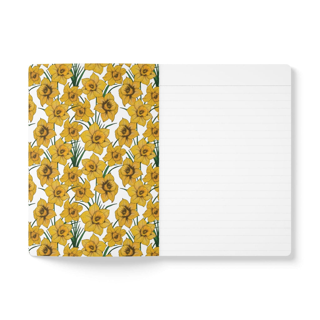 Paper products Daffodil Flower Journal - March Birth flower - Personalizable Softcover Journal