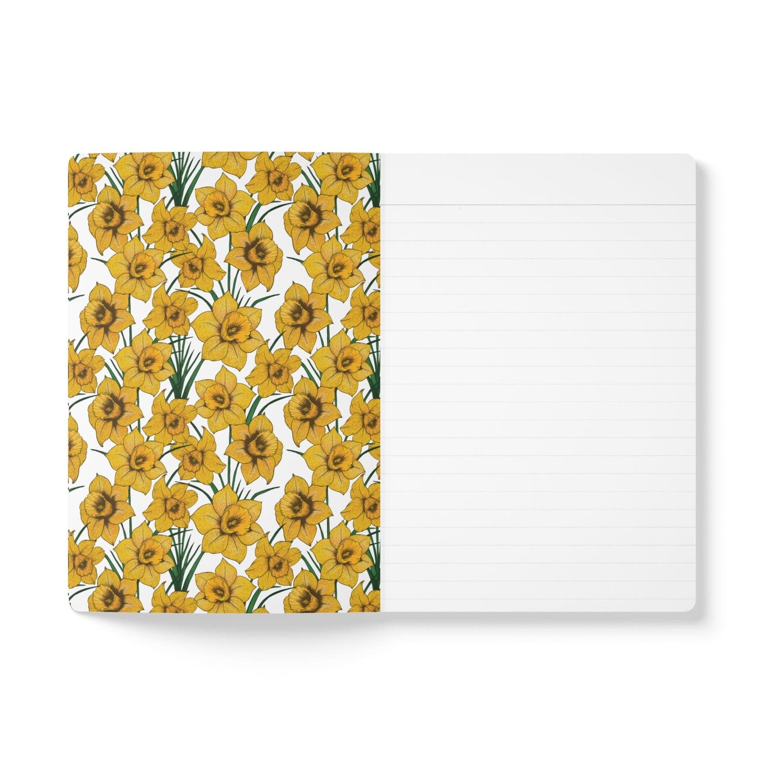 Paper products Daffodil Flower Journal - March Birth flower - Personalizable Softcover Journal