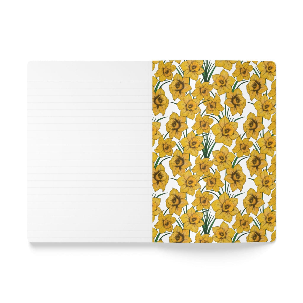 Paper products Daffodil Flower Journal - March Birth flower - Personalizable Softcover Journal