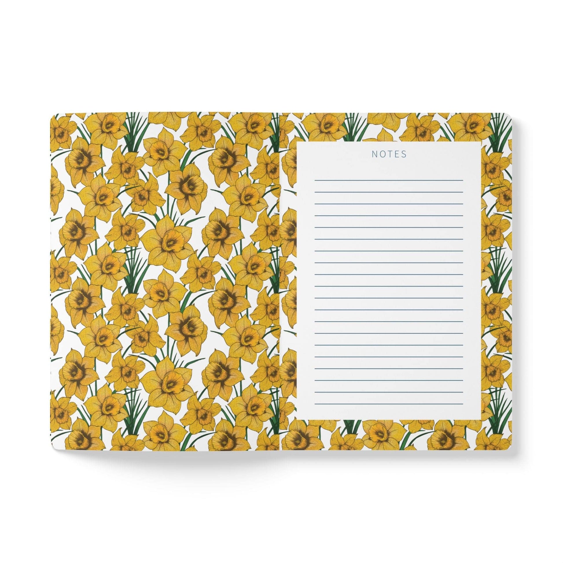 Paper products Daffodil Flower Journal - March Birth flower - Personalizable Softcover Journal