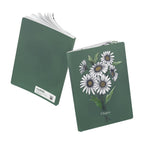 Paper products Daisy Flower Journal - April Birth flower - Personalizable Softcover Journal