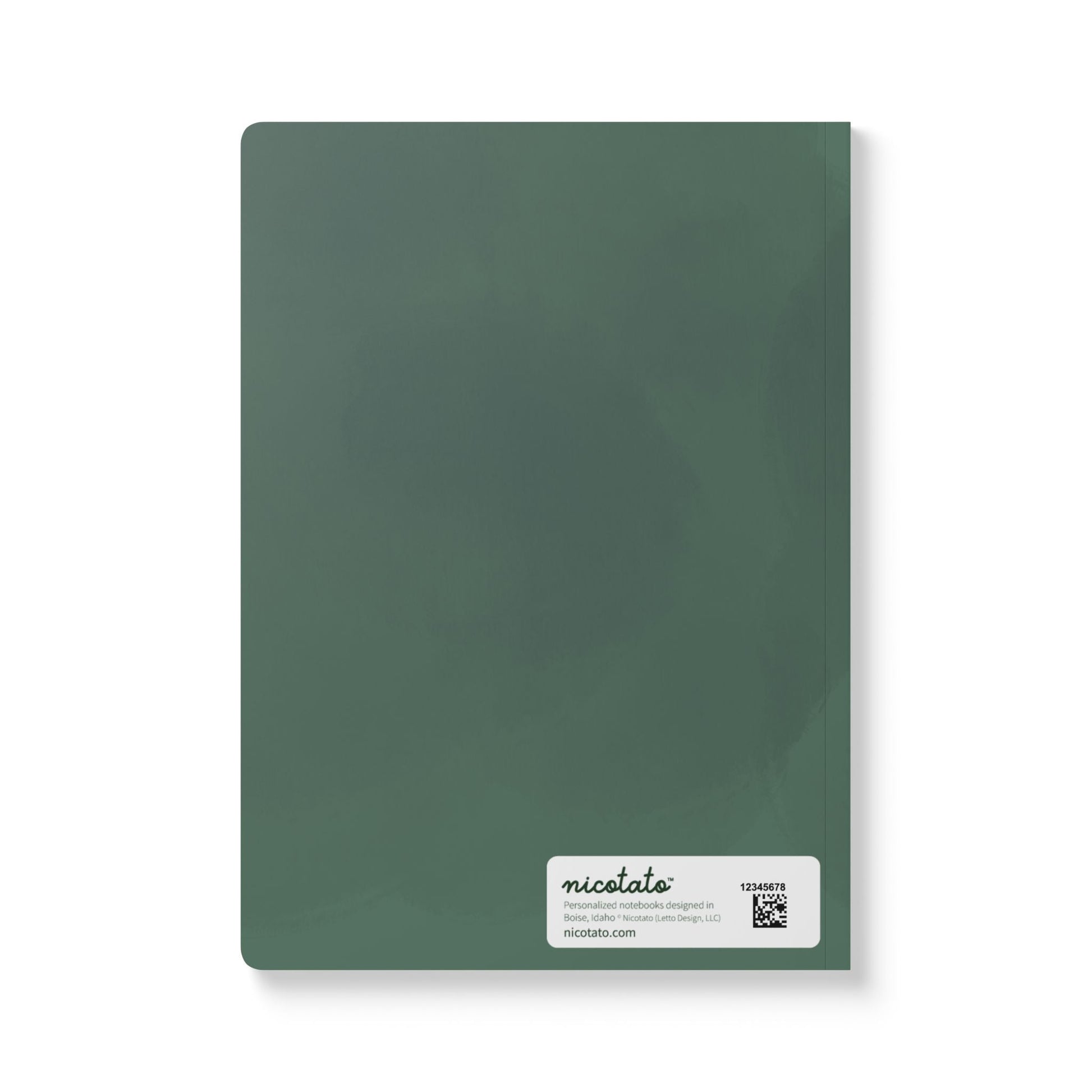 Paper products Daisy Flower Journal - April Birth flower - Personalizable Softcover Journal