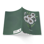Paper products Daisy Flower Journal - April Birth flower - Personalizable Softcover Journal