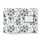 Paper products Daisy Flower Journal - April Birth flower - Personalizable Softcover Journal