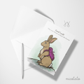 Paper products Good Luck Bunny Card