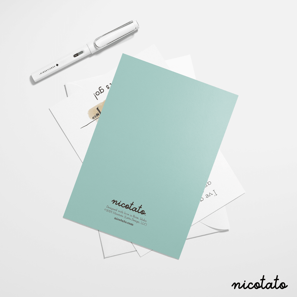 Paper products Hiking Wombat Card | "Let's Go!" Adventure Blank Greeting Card