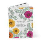 Paper products Journal A Mother's Love Journal Featuring Hand-Drawn Cosmo Flowers – Hardcover Matte