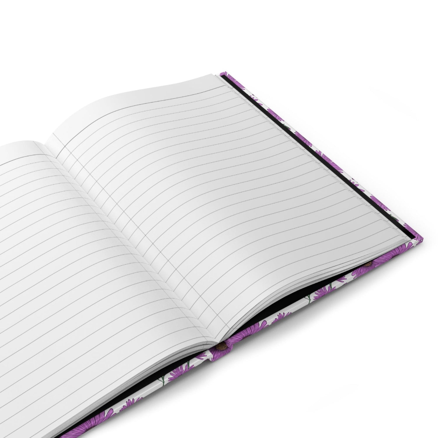 Paper products Journal Aster Flower Pattern Journal - Hardcover Matte