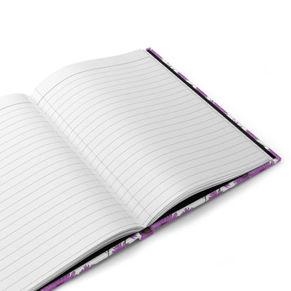 Paper products Journal Aster Flower Pattern Journal - Hardcover Matte
