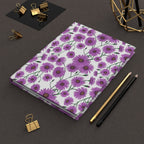 Paper products Journal Aster Flower Pattern Journal - Hardcover Matte