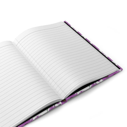 Paper products Journal Aster Flower Pattern Journal - Hardcover Matte