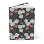 Paper products Journal Carnations Flower Pattern Journal - Hardcover Matte