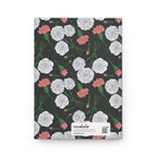 Paper products Journal Carnations Flower Pattern Journal - Hardcover Matte